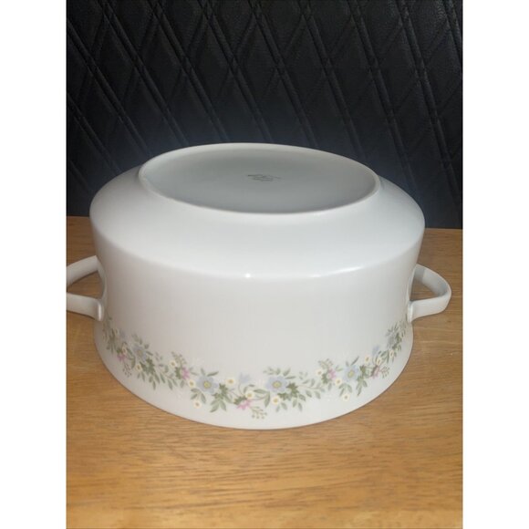 Schönwald Bavaria Germany Porcelain Floral Casserole Dish With Lid - Picture 11 of 16